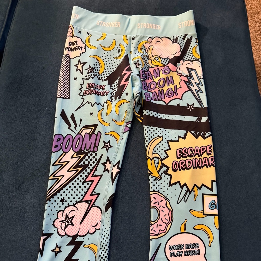 STRONGER Ice Cream Leggings - Pop Art Print - Picture 6 of 7